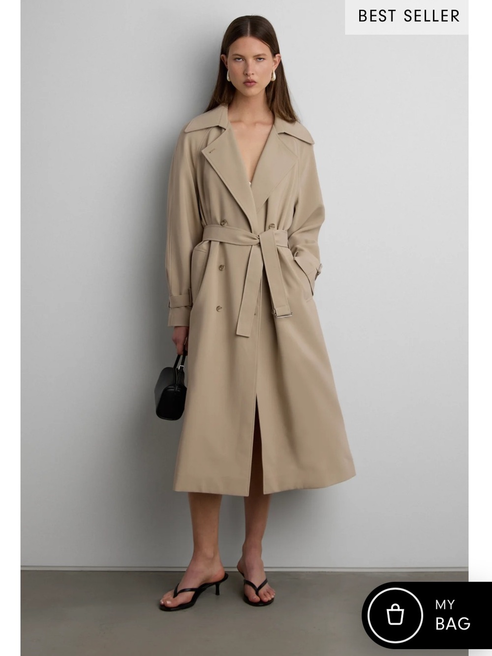 OAK + FORT Trench Coat